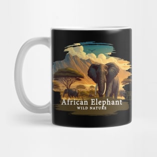 African Elephant - WILD NATURE - ELEPHANT -1 Mug
